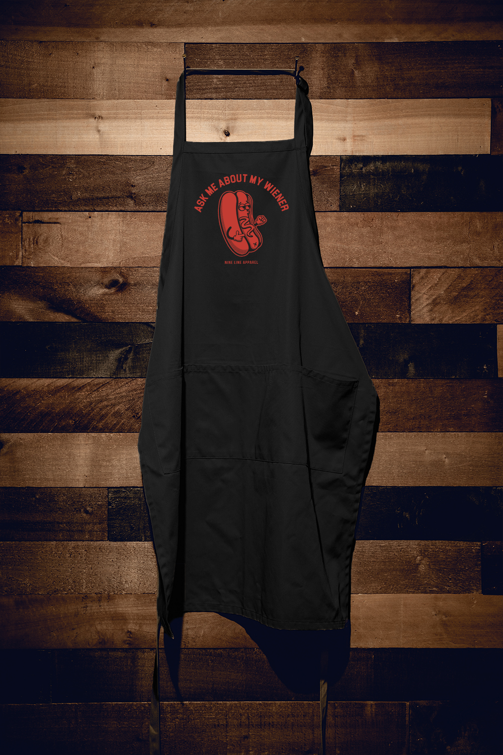 "Ask Me About My Wiener" Grill Apron