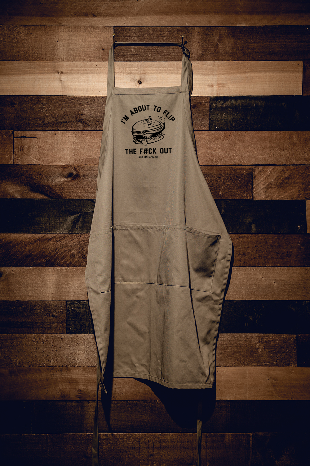 "About to Flip Out" Grill Apron