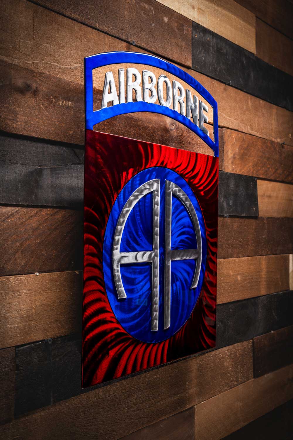 82nd Airborne - Molten Metal Wall Art