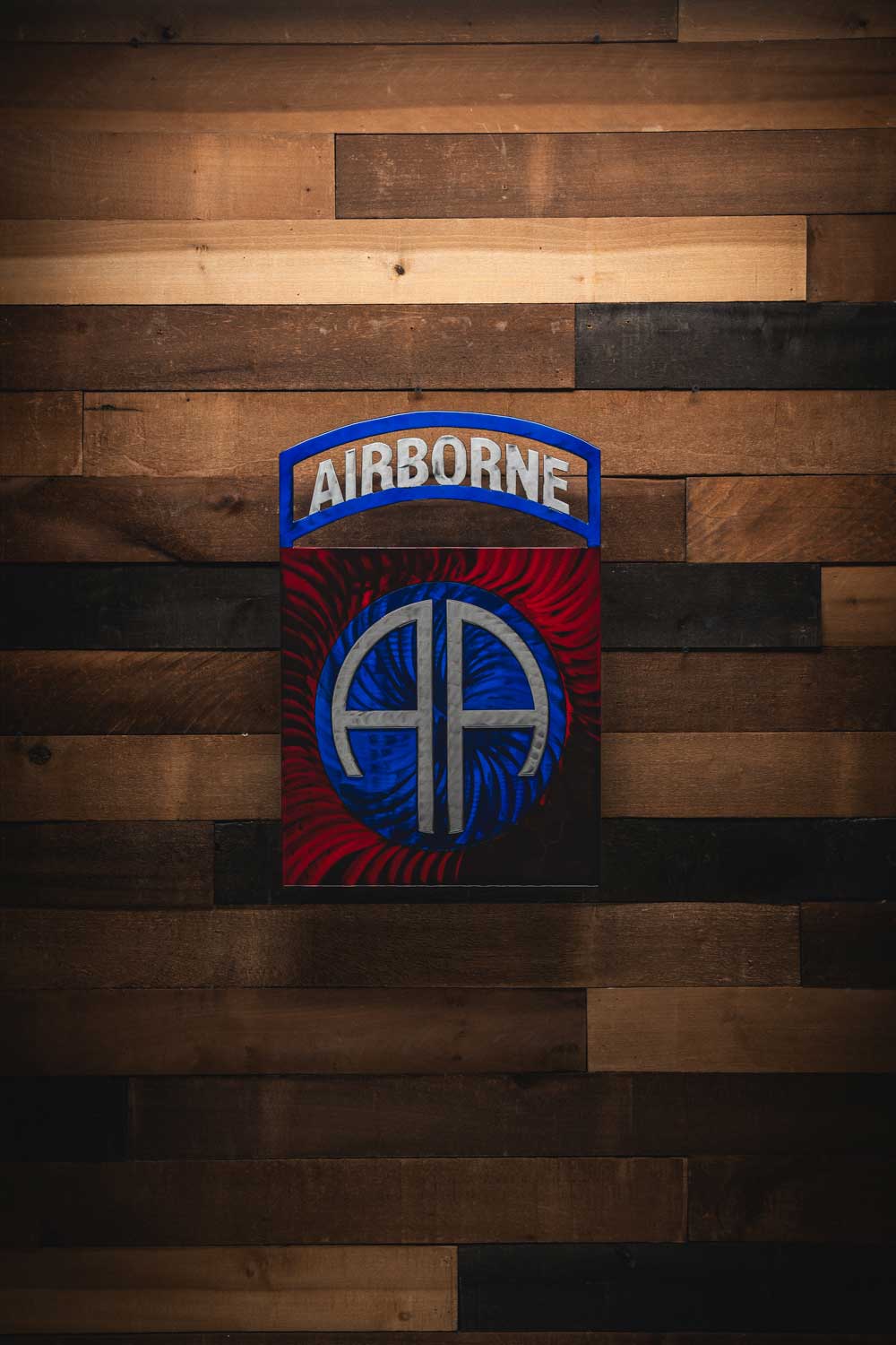 82nd Airborne - Molten Metal Wall Art