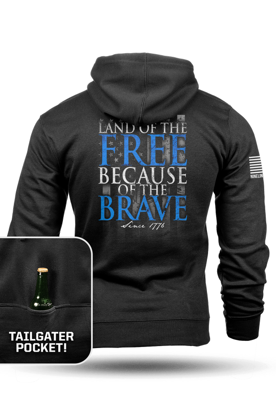 Because of the Brave - Tailgater Hoodie