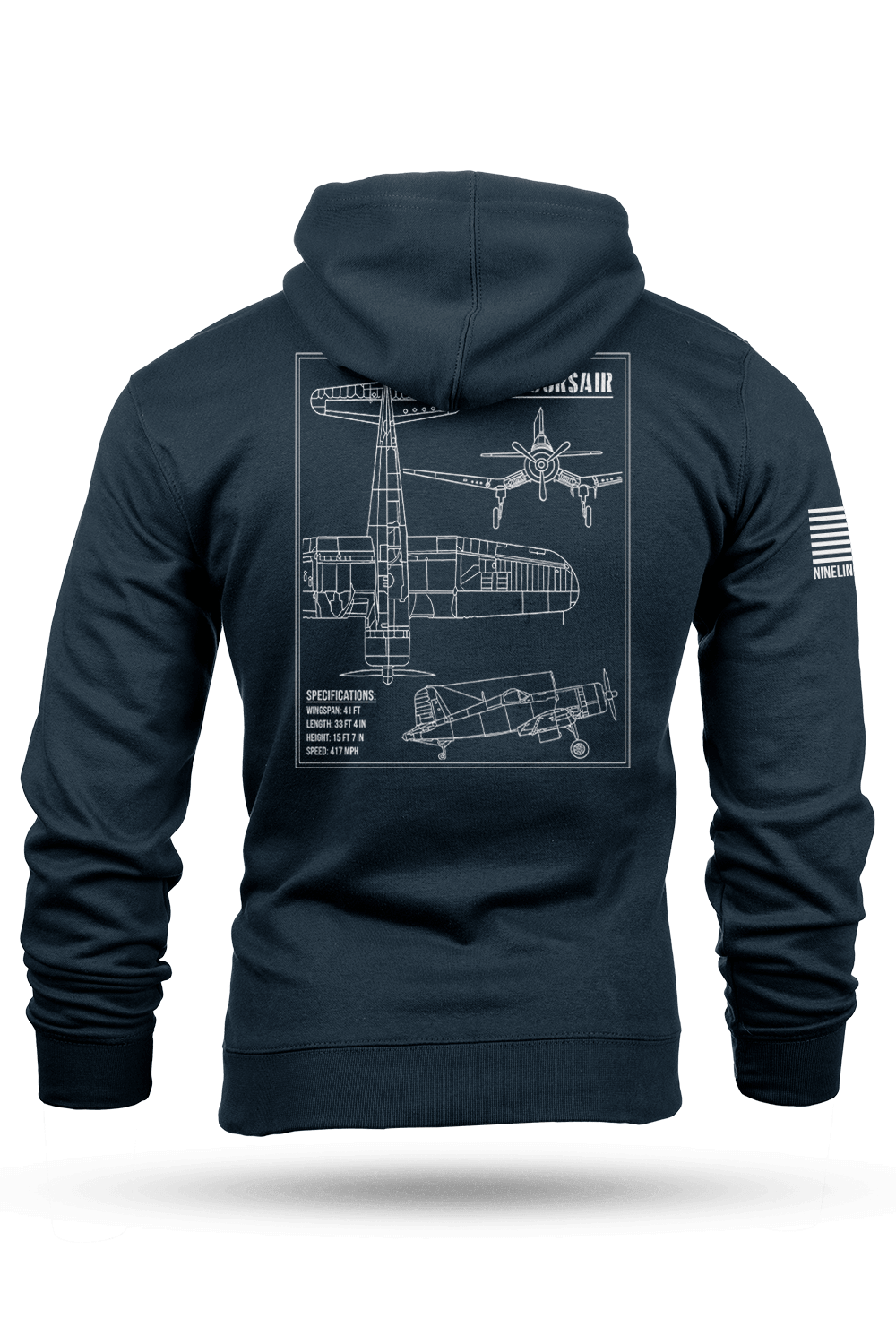 F4U Corsair Schematic - Hoodie