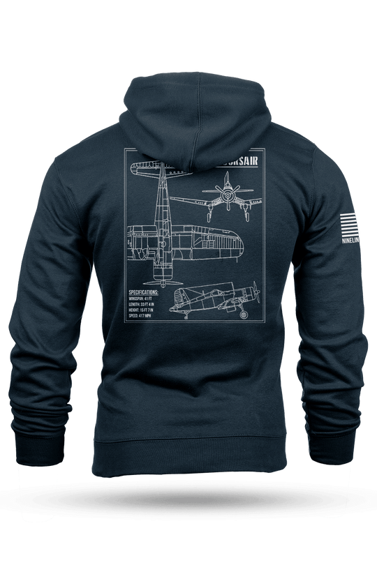 F4U Corsair Schematic - Hoodie