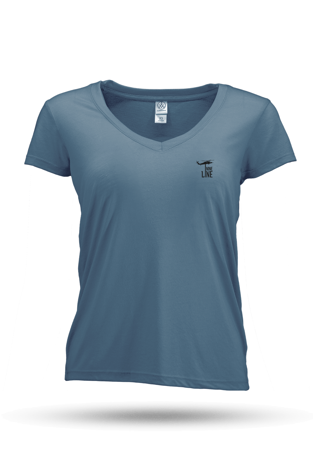 Small Dropline Logo - Women's Slouchy V-Neck