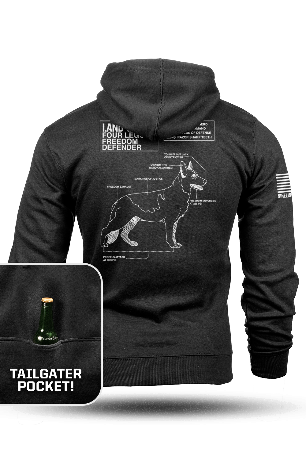 Land Shark - Tailgater Hoodie