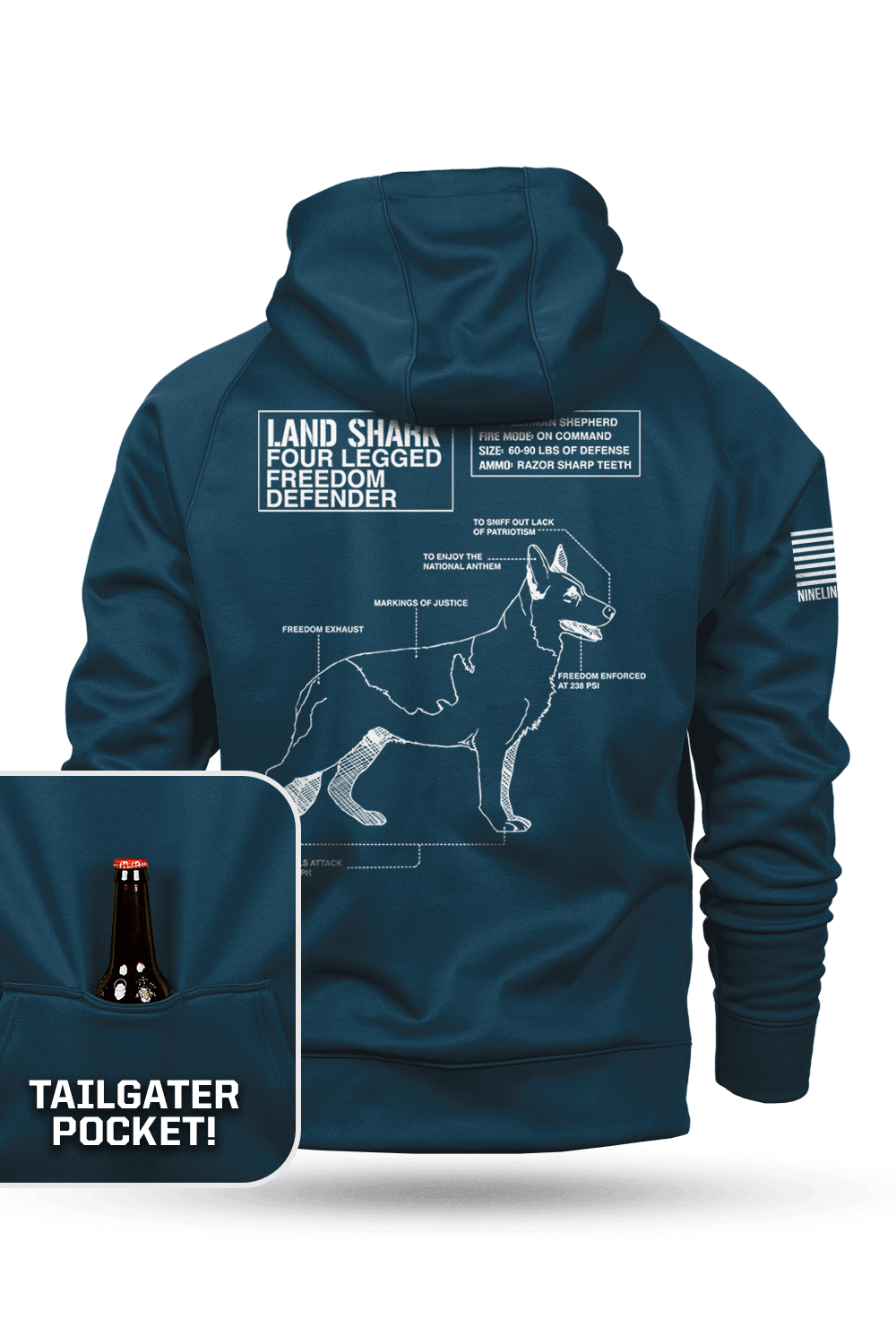 Land Shark - Tailgater Hoodie