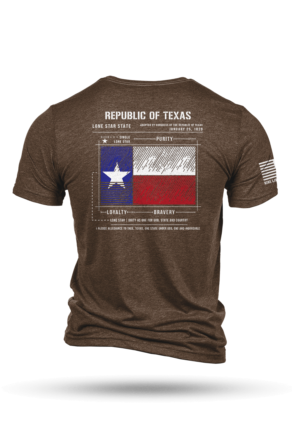 Texas Flag Schematic - T-Shirt