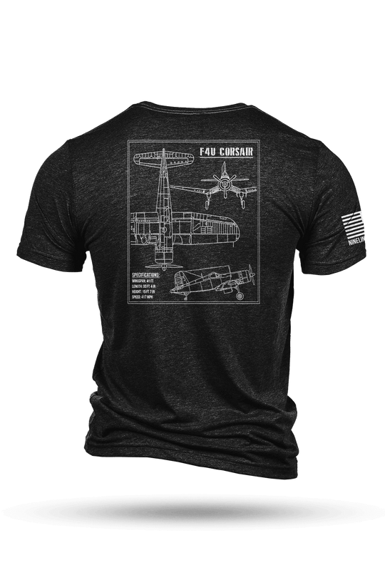 F4U Corsair Schematic - T-Shirt