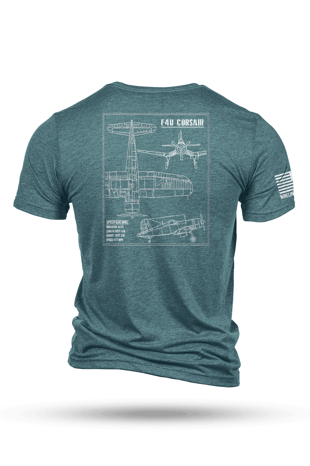 F4U Corsair Schematic - T-Shirt