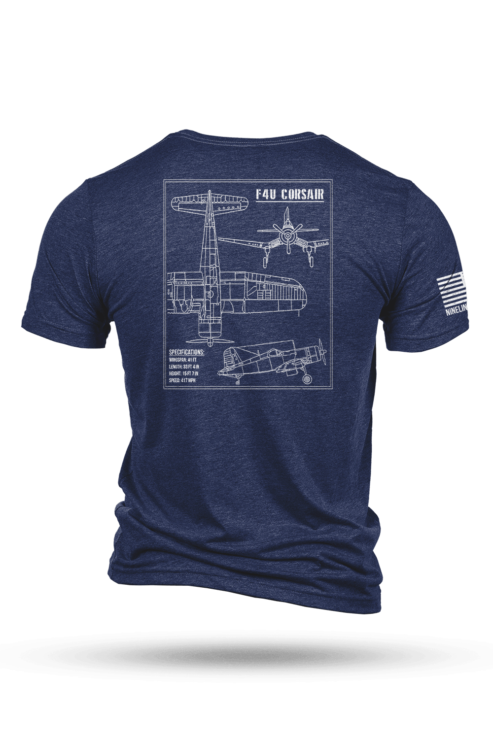 F4U Corsair Schematic - T-Shirt