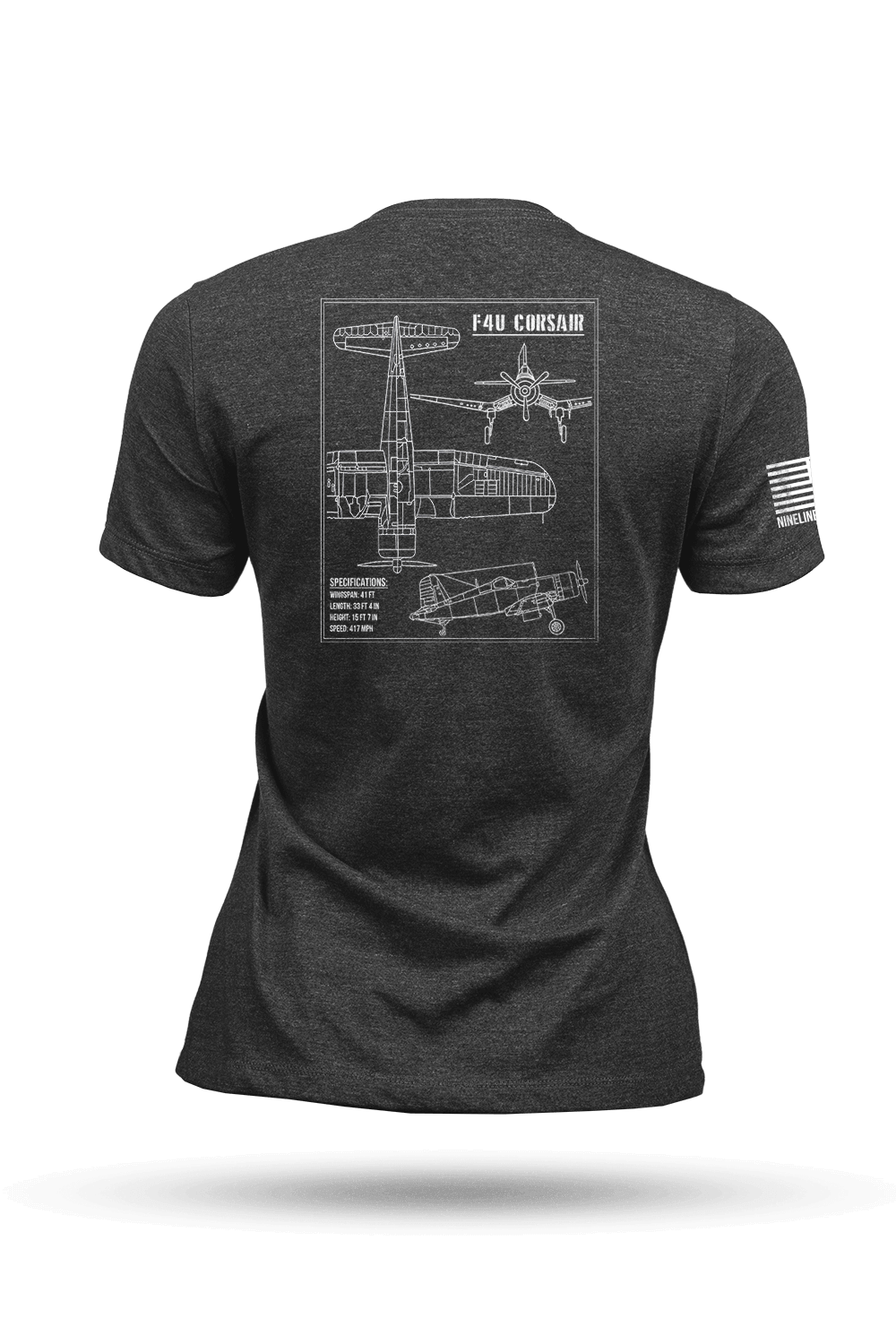 F4U Corsair Schematic - Women's T-Shirt