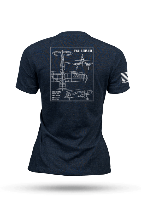 F4U Corsair Schematic - Women's T-Shirt