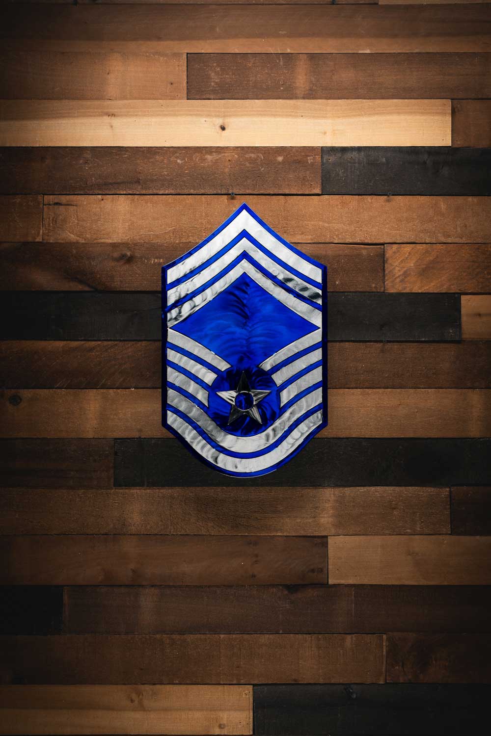 Air Force Chief Master Sergeant - Molten Metal Wall Art