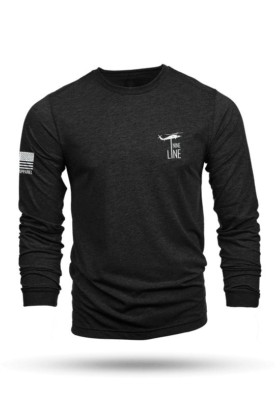 American Flag Schematic - Long Sleeve T-Shirt