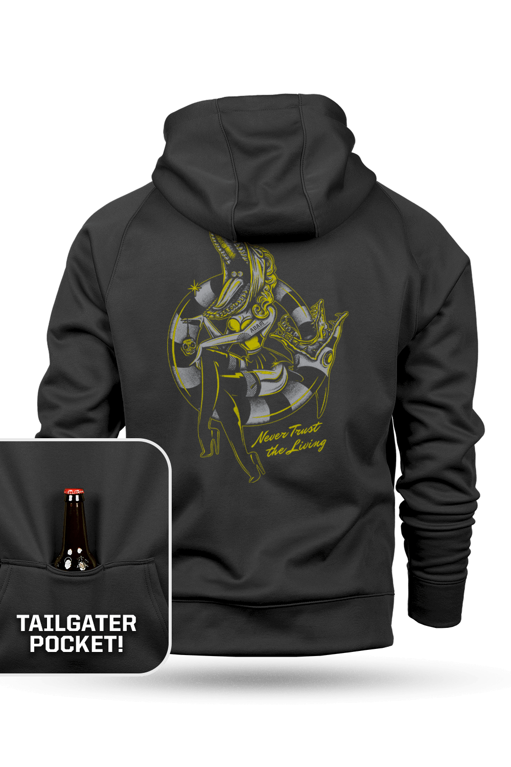 Barb Pin Up - Raglan Tailgater Hoodie