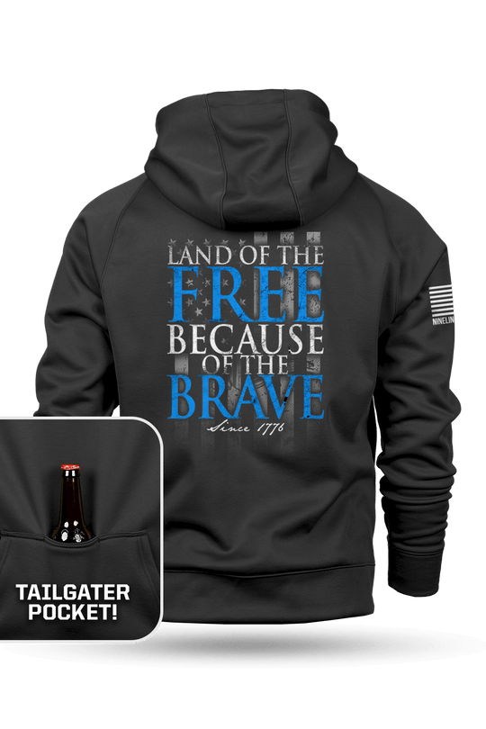 Because of the Brave - Tailgater Hoodie