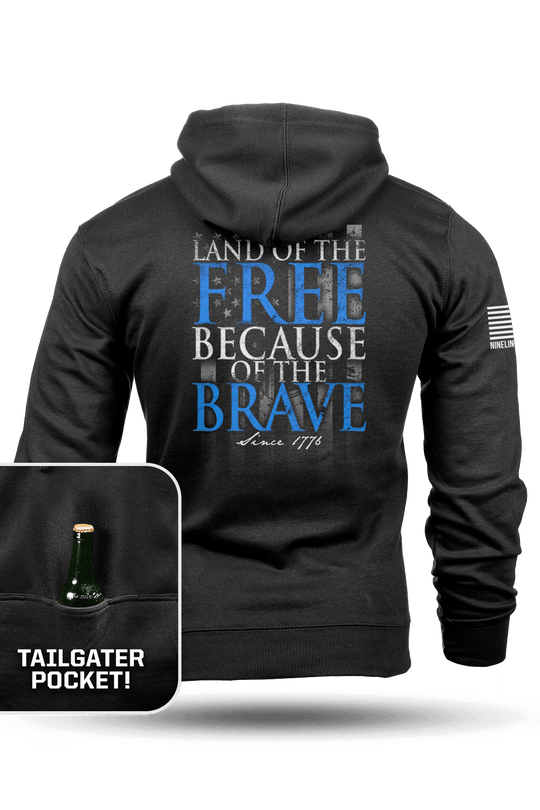 Because of the Brave - Tailgater Hoodie