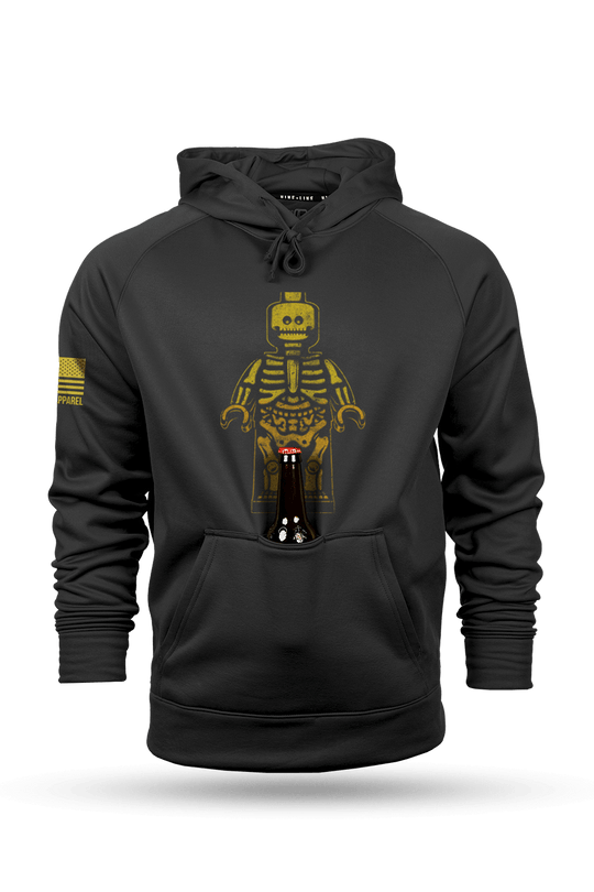 Block Skeleton - Raglan Tailgater Hoodie