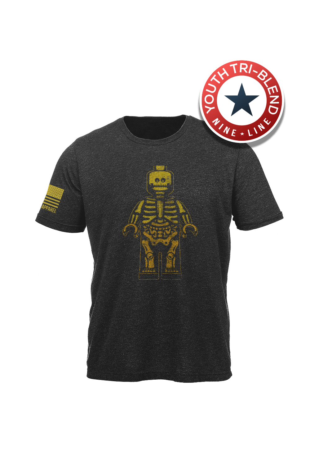 Block Skeleton - Youth T-Shirt