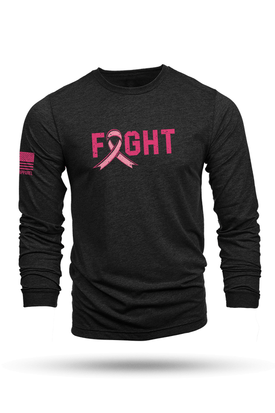 Breast Cancer Awareness - Fight - Long - Sleeve Shirt