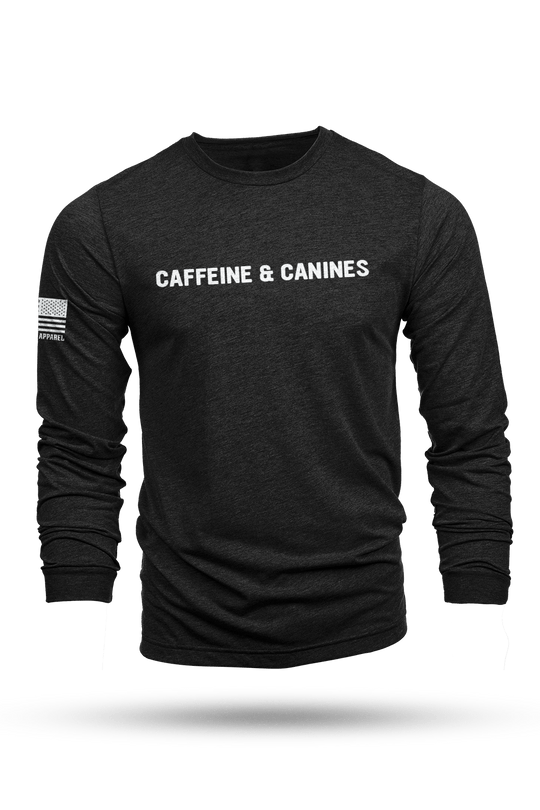 Caffeine and Canines - REX - Long - Sleeve Shirt