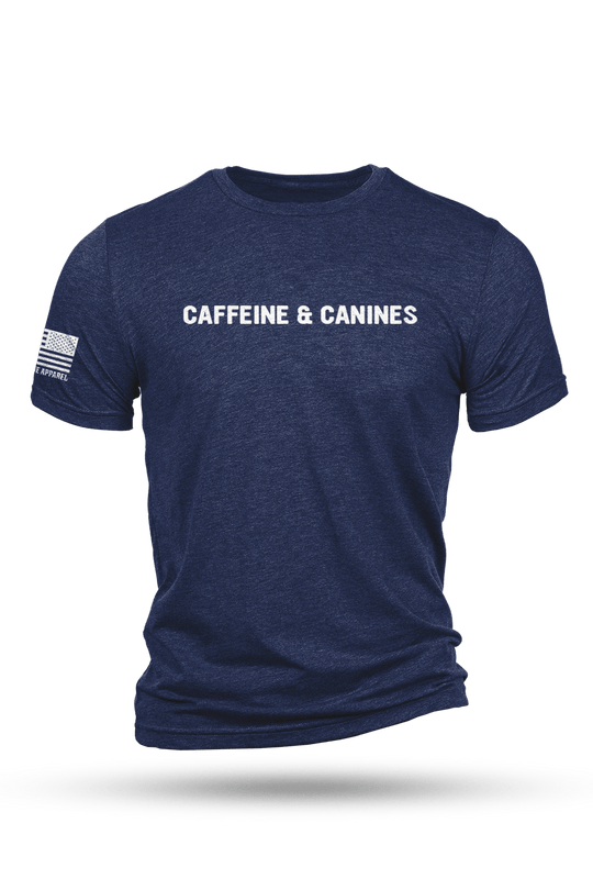 Caffeine and Canines - REX - T-Shirt