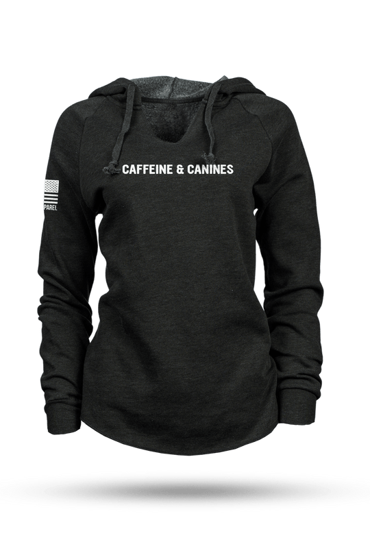 Caffeine and Canines - REX - Women's Hoodie