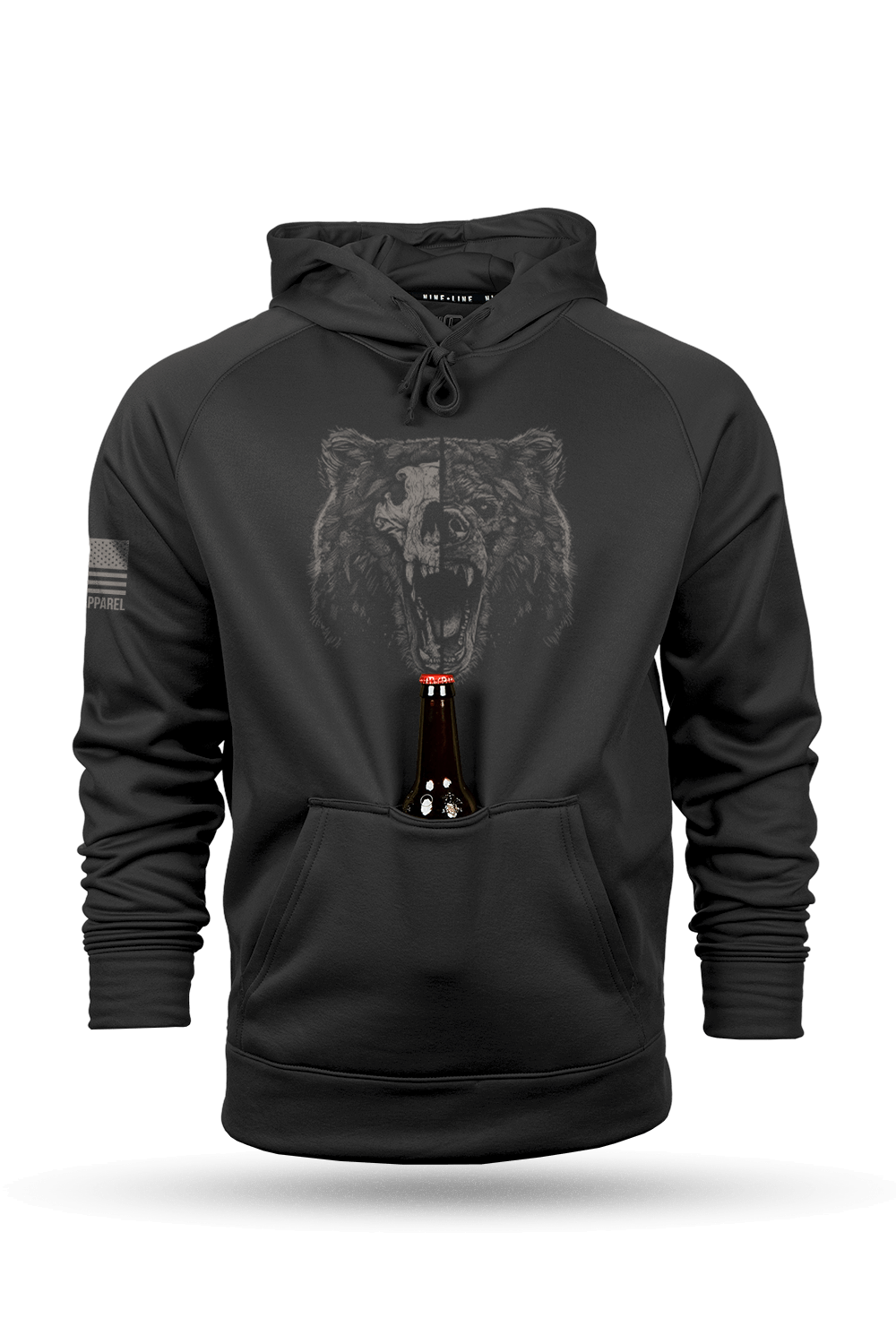 Caleb Francis - Grizzly Faces of Death - Raglan Tailgater Hoodie