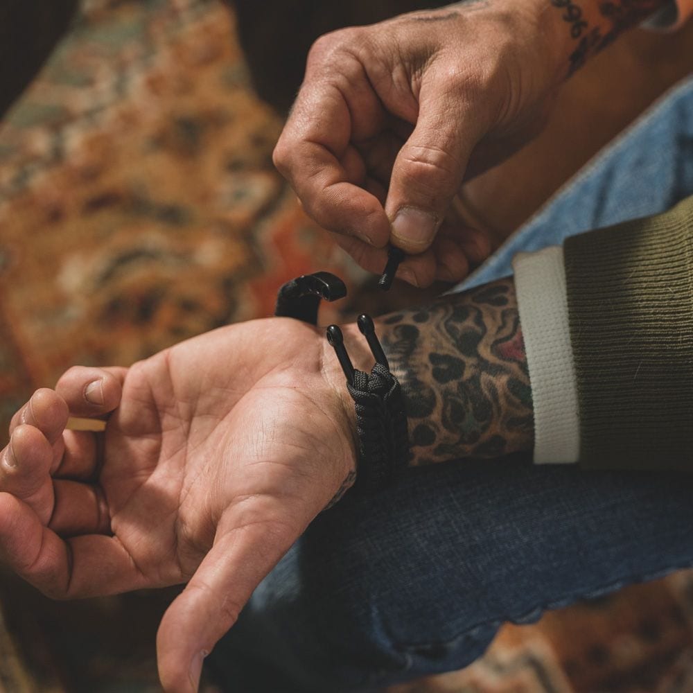 Camo Paracord Flag Bracelet