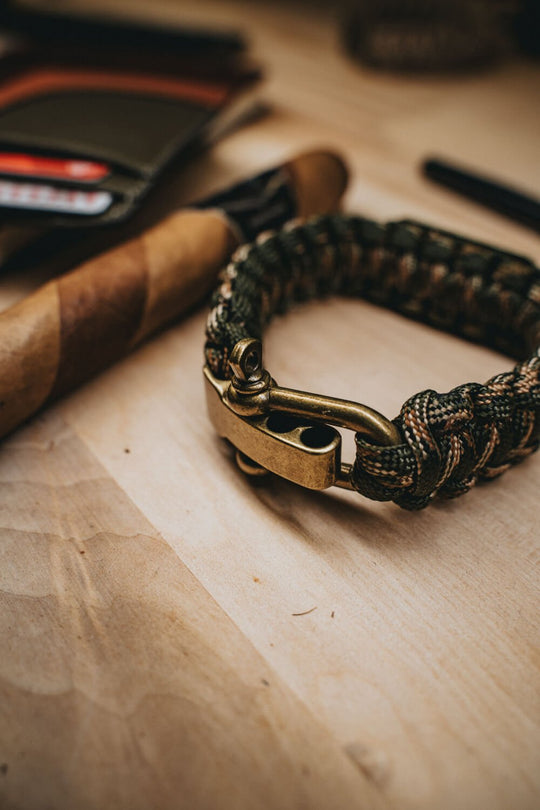 Camo Paracord Flag Bracelet