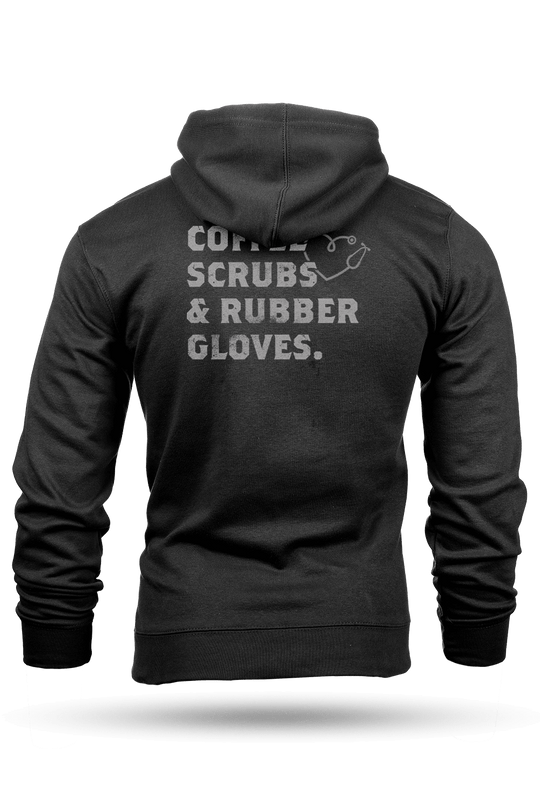 Coffee, Scrubs & Rubber Gloves - Hoodie