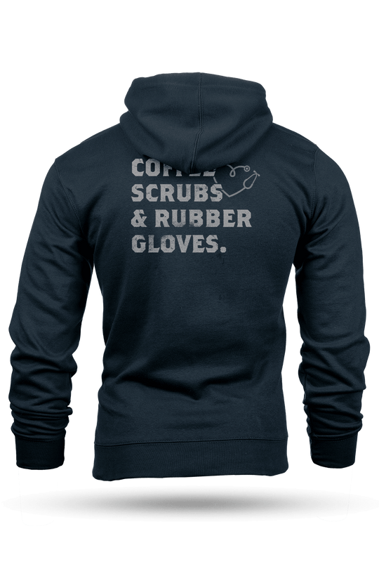 Coffee, Scrubs & Rubber Gloves - Hoodie