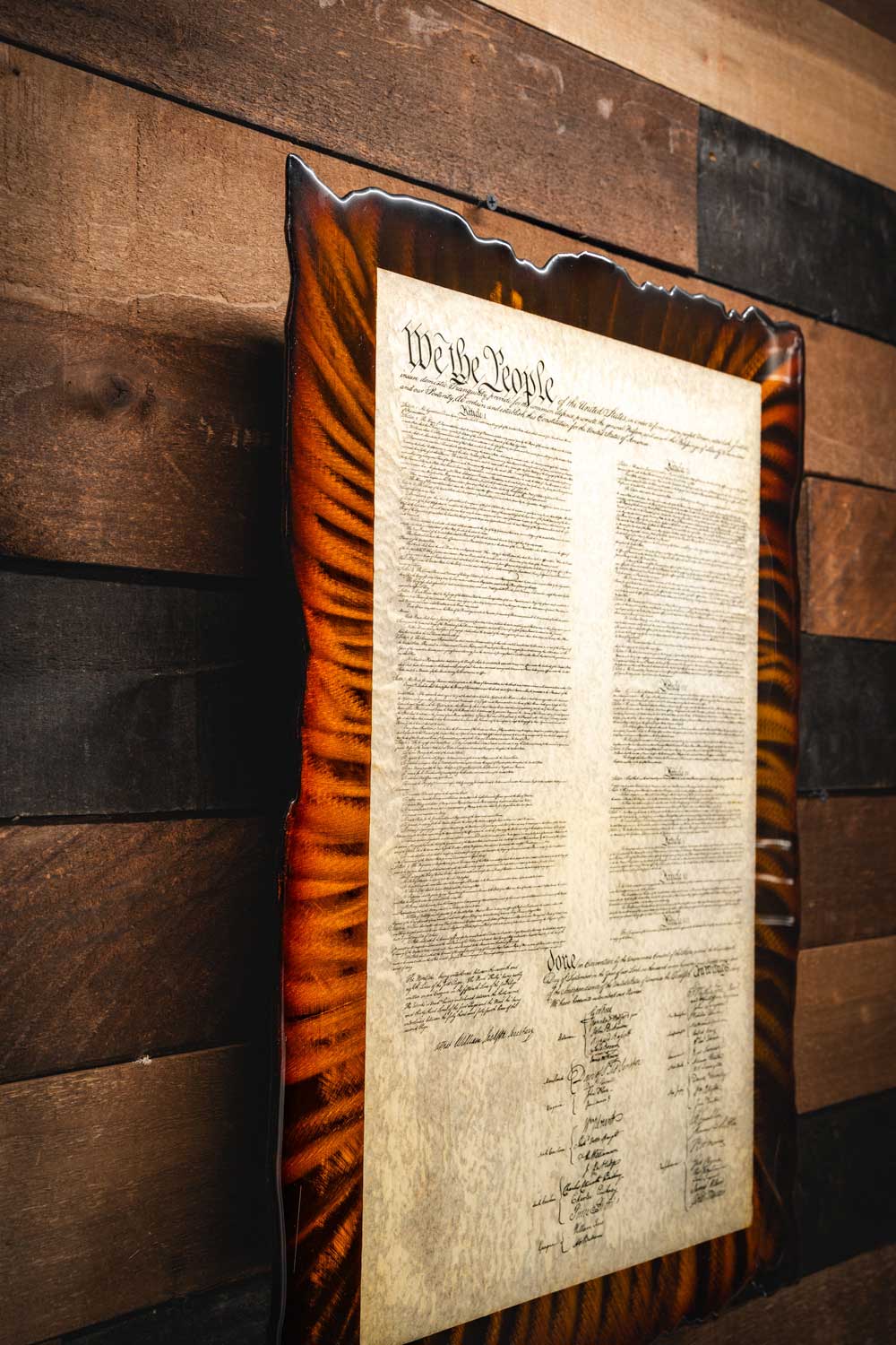 Constitution - Molten Metal Wall Art