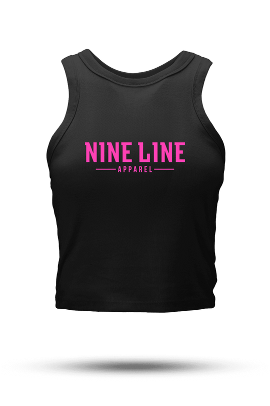 Crop Tank - NLA Basic Pink Logo