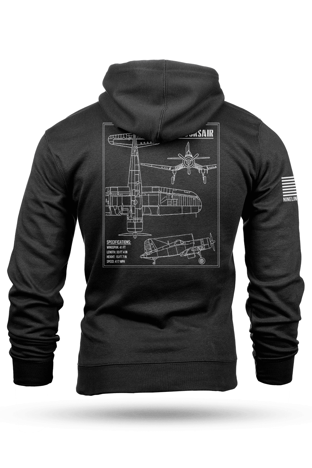 F4U Corsair Schematic - Hoodie