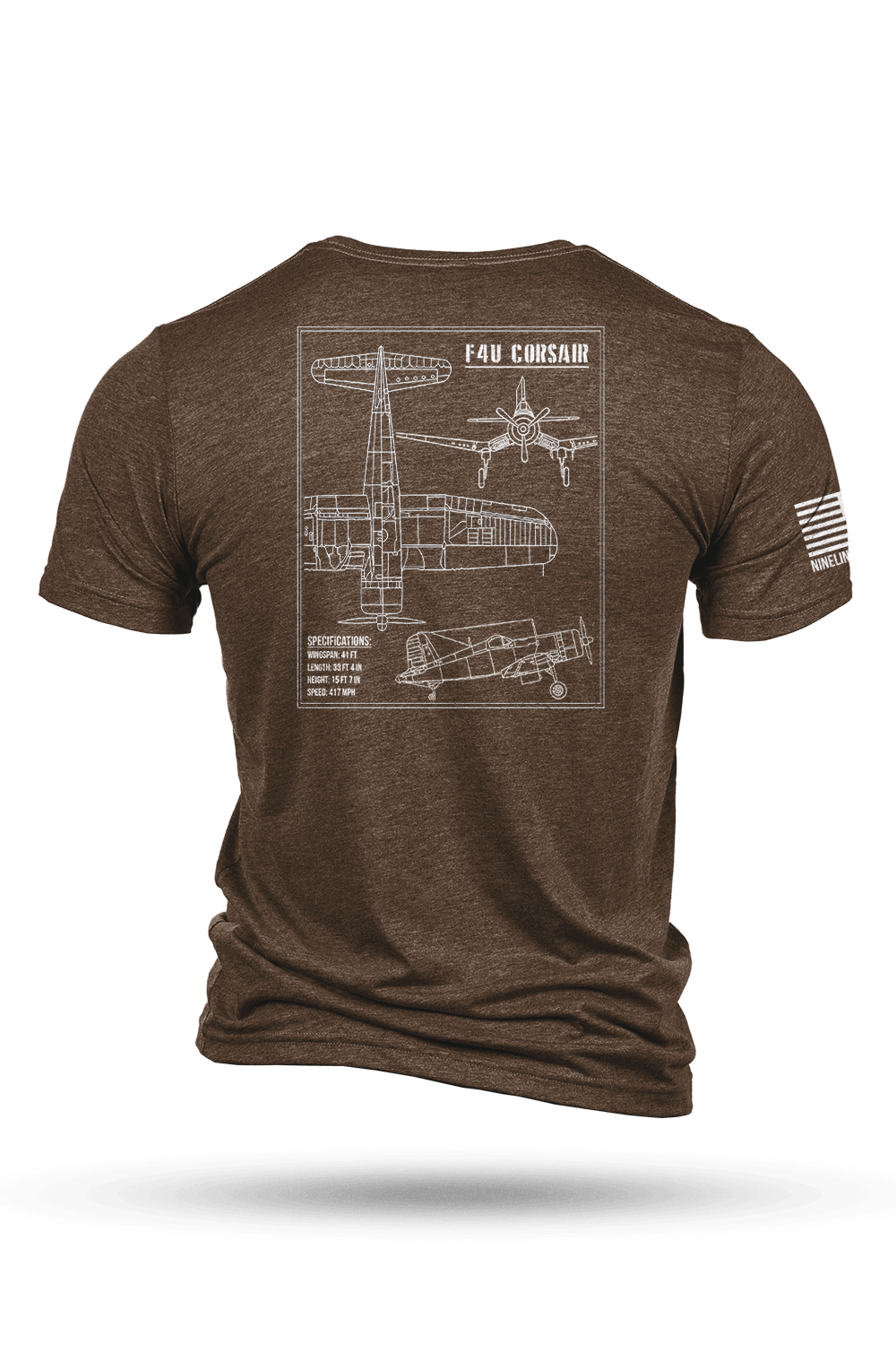 F4U Corsair Schematic - T-Shirt