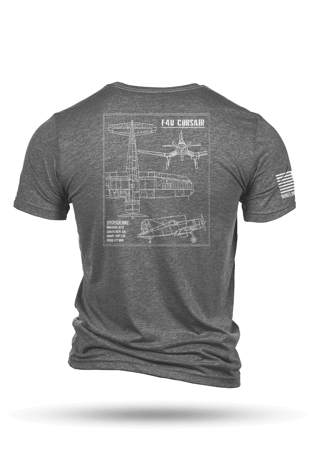 F4U Corsair Schematic - T-Shirt