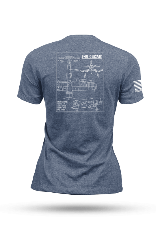 F4U Corsair Schematic - Women's T-Shirt