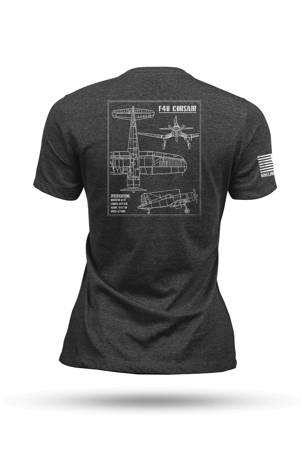 F4U Corsair Schematic - Women's T-Shirt