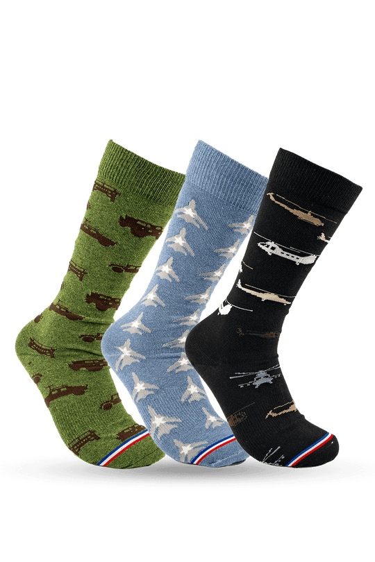 Heritage 3 - Pack Bundle Crew Sock Set