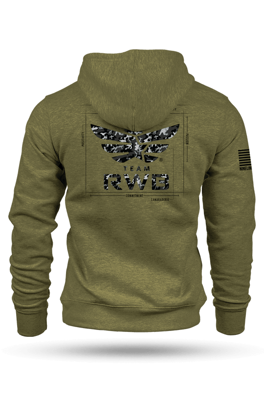 Hoodie - Team RWB Eagle Ethos Schematic