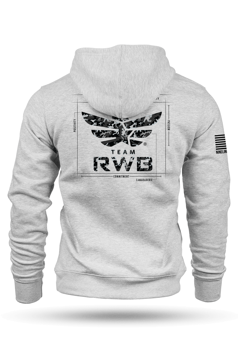 Hoodie - Team RWB Eagle Ethos Schematic