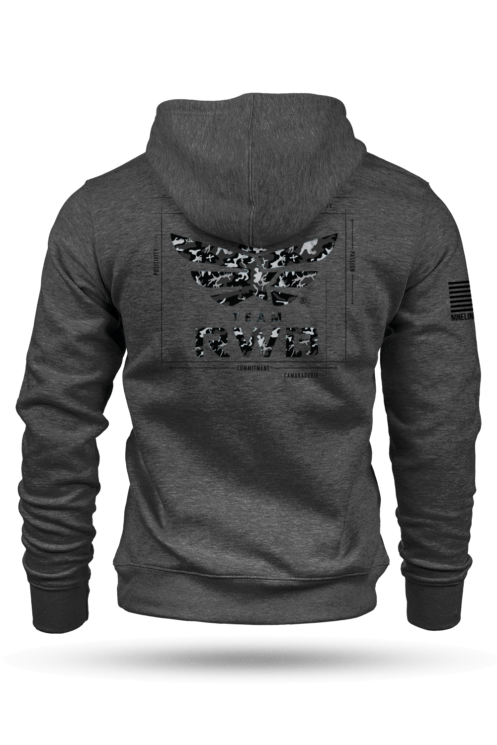 Hoodie - Team RWB Eagle Ethos Schematic