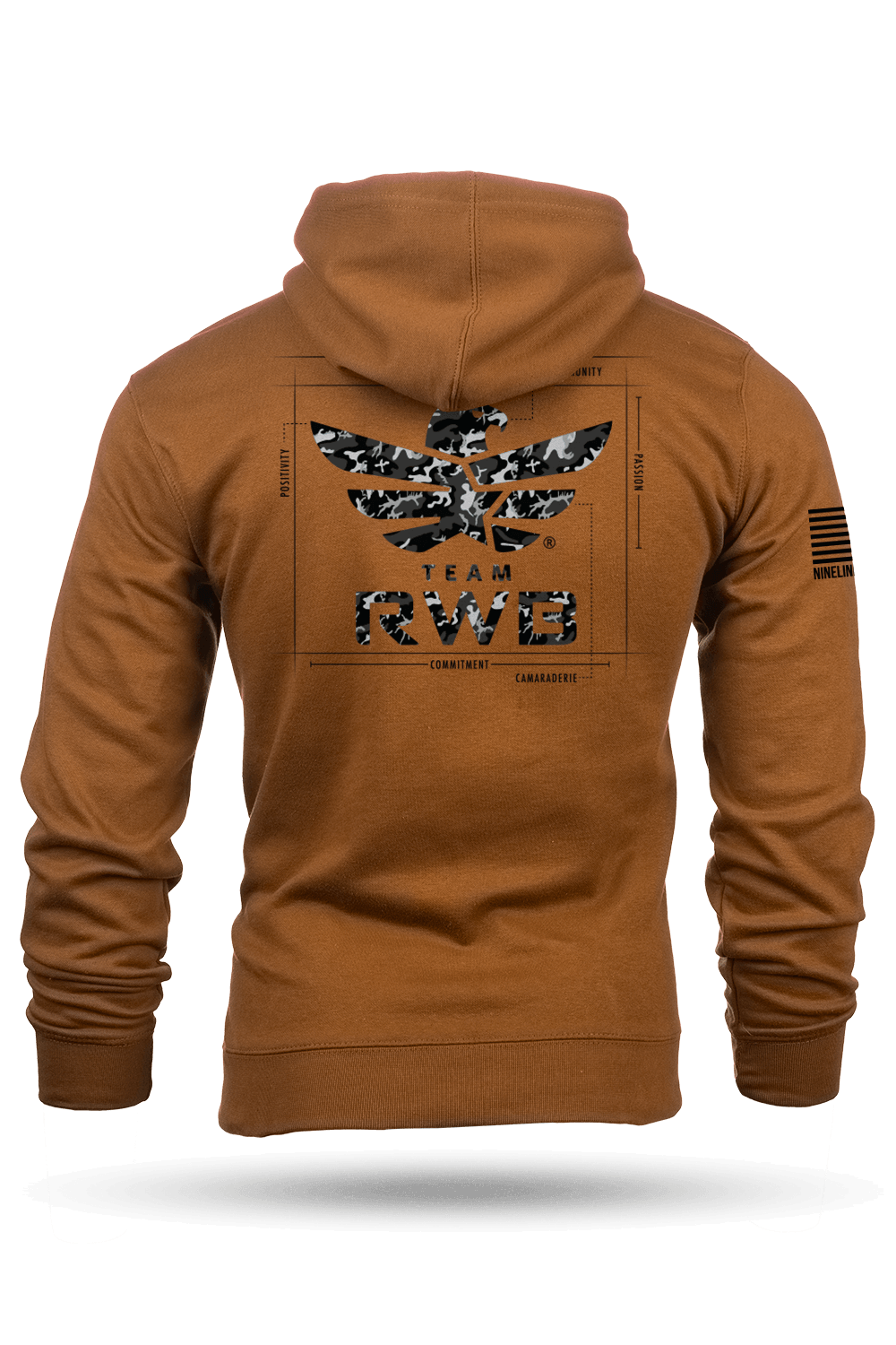 Hoodie - Team RWB Eagle Ethos Schematic