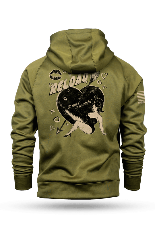 If He Can't Reload - Raglan Tailgater Hoodie