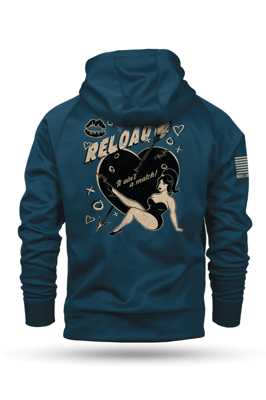 If He Can't Reload - Raglan Tailgater Hoodie