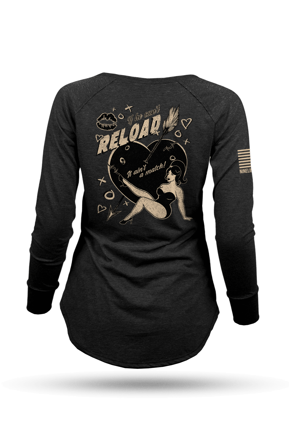 If He Can't Reload - Women's Long - Sleeve Shirt