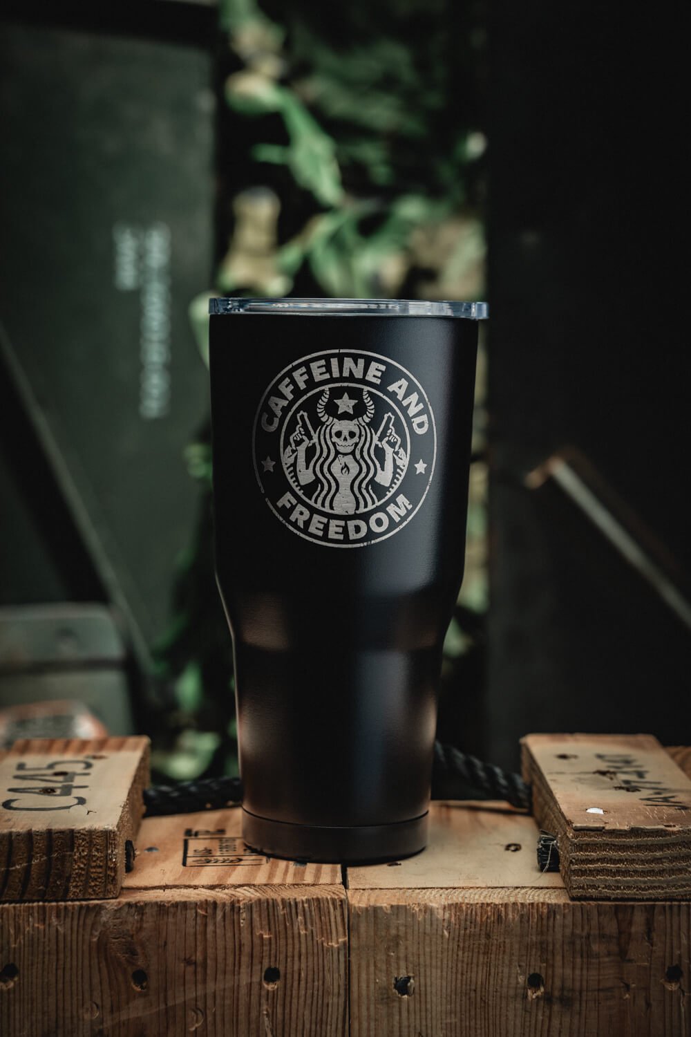 Java 30 oz Tumbler - Caffeine & Freedom