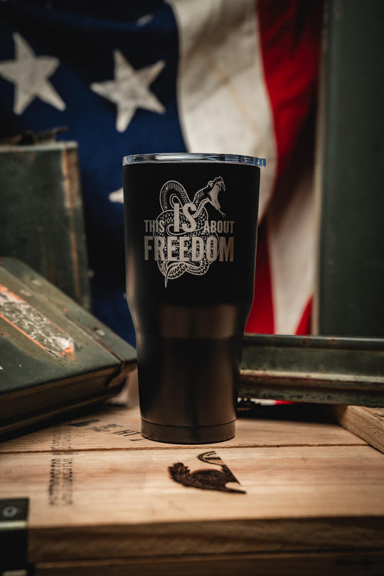 Java 30 oz Tumbler - This Is About Freedom