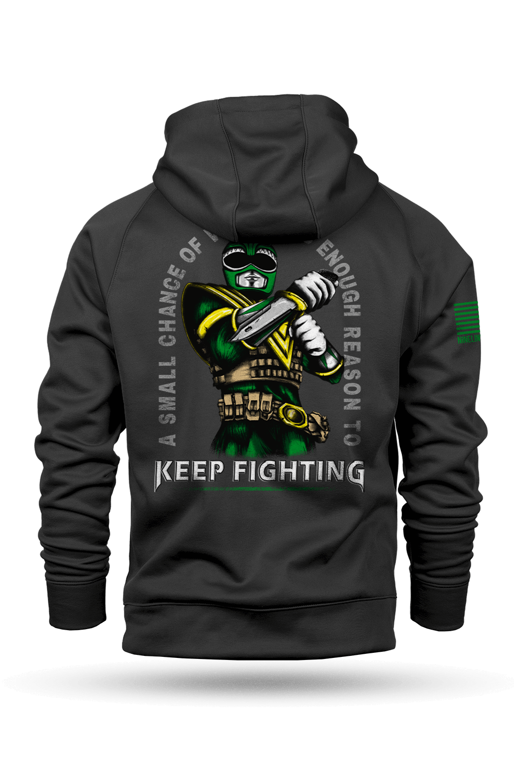 KEEP FIGHTING - Raglan Tailgater Hoodie